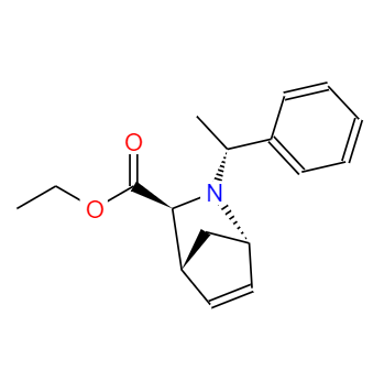 CAS：134984-63-7,中文名稱：(1S,3S,4R)-2-((R)-1-苯乙基)-2-氮雜雙環[2.2.1]庚-5-烯-3-羧酸乙酯 