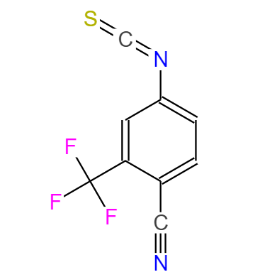 CAS： 143782-23-4,中文名稱： 4-異硫代氰酰基-2-(三氟甲基)苯甲腈 英文名稱： 4-isothiocyanato-2-(trifluoroMethyl)benzonitrile 