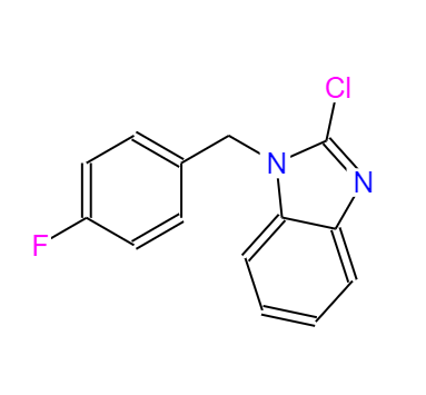 CAS：84946-20-3,中文名稱：1-（4'-氟芐基）-2-氯苯并咪唑 英文名稱：1-(4-fluorobenzyl)-2-chloro-1H-benzo[d]imidazole 