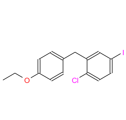  CAS：1103738-29-9，中文名稱：4-碘-1-氯-2-(4-乙氧基芐基)苯 英文名稱：1-chloro-2-[(4-ethoxyphenyl)methyl]-4-iodo-Benzene