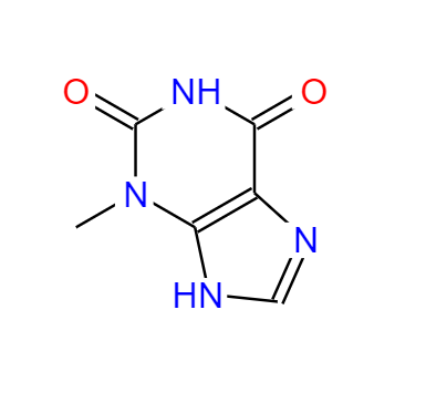 CAS：1076-22-8，中文名稱：3-甲基黃嘌呤 英文名稱：2,6-Dihydroxy-3-methylpurine 