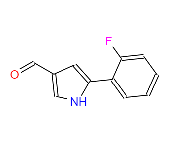 CAS：881674-56-2,中文名稱：5-(2-氟苯基)吡咯-3-甲醛 