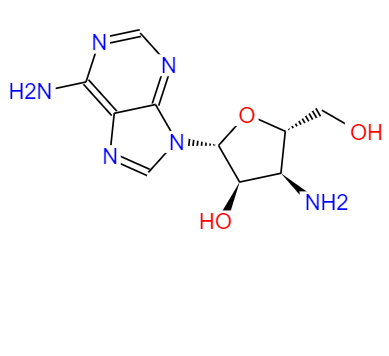 CAS： 2504-55-4，中文名稱： 3-氨基-D-腺苷酸 英文名稱：3''-AMINO-D-ADENOSINE 