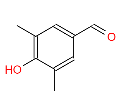  CAS： 2233-18-3，中文名稱： 4-羥基-3,5-二甲基苯甲醛 英文名稱：4-Hydroxy-3,5-dimethylbenzaldehyde