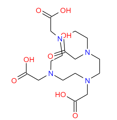  CAS： 60239-18-1，中文名稱： 1,4,7,10-四氮雜環十二烷-N,N,N,N-四乙酸 英文名稱：Tetraxetan