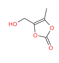 CAS： 91526-18-0，中文名稱： 4-(羥甲基)-5-甲基-[1,3]二氧雜環戊烯-2-酮 英文名稱：4-(Hydroxymethyl)-5-methyl-1,3-dioxol-2-one 