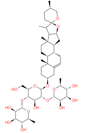  CAS： 19057-60-4，中文名稱： 薯蕷皂苷 英文名稱：PolyphyllinIII