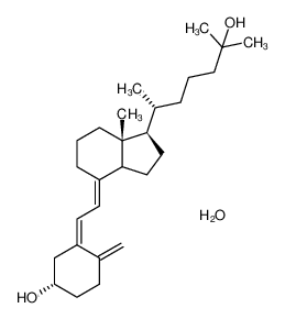 CAS： 63283-36-3，中文名稱： 骨化二醇 一水物 英文名稱：Calcifediol Monohydrate 