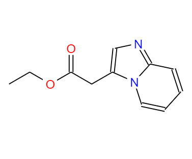 CAS： 101820-69-3，中文名稱： 咪唑并[1,2-a]吡啶-3-乙酸乙酯 英文名稱：Ethyl2-(imidazo[1,2-a]pyridin-3-yl)acetate 