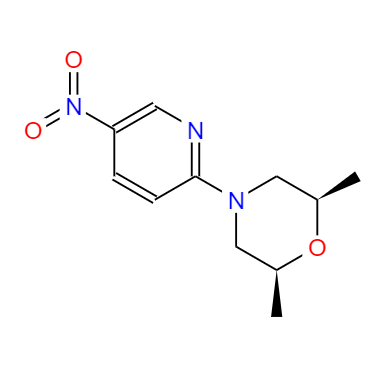  CAS： 956699-05-1，英文名稱：(2R,6S)-2,6-dimethyl-4-(5-nitropyridin-2-yl)morpholine