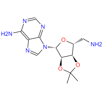 CAS： 21950-36-7，英文名稱：Adenosine, 5'-amino-5'-deoxy-2',3'-O-(1-Methylethylidene)- 
