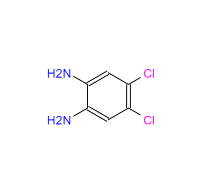CAS： 5348-42-5，中文名稱： 4,5-二氯鄰苯二胺 英文名稱：4,5-Dichloro-1,2-benzenediamine 