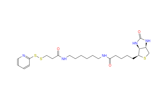  CAS： 129179-83-5，中文名稱： N-(6-[生物素胺]己基)-3’-(2’-吡啶二硫)丙酰胺 英文名稱：Biotin HPDP