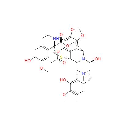 CAS： 114899-77-3，中文名稱： 曲貝替定 英文名稱：Trabectedin 