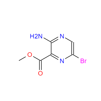  CAS： 6966-01-4，中文名稱： 3-氨基-6-溴吡嗪-2-甲酸甲酯 英文名稱：Methyl 3-amino-6-bromopyrazine-2-carboxylate