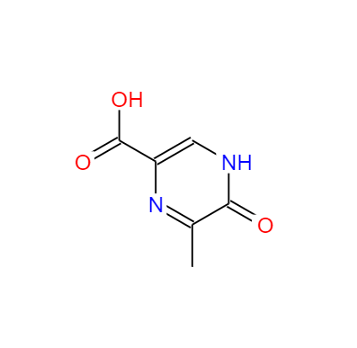 CAS：77168-83-3，中文名稱：4,5-二氫-6-甲基-5-氧代-2-吡嗪甲酸 英文名稱：6-Methyl-5-oxo-4,5-dihydropyrazine-2-carboxylicacid