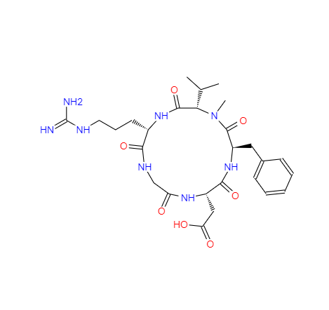  CAS： 188968-51-6，中文名稱： 西侖吉肽 英文名稱：Cilengitide