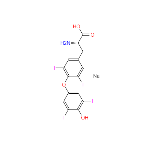 CAS： 55-03-8，中文名稱： 左旋甲狀腺素鈉 英文名稱：Levothyroxine SodiuM 