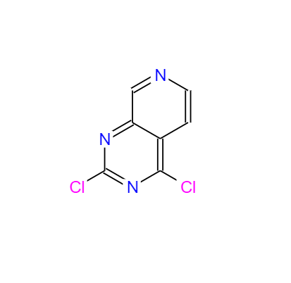  CAS： 908240-50-6，中文名稱： 2,4-二氯吡啶并[3,4-d]嘧啶 英文名稱：2,4-Dichloropyrido[3,4-d]pyrimidine