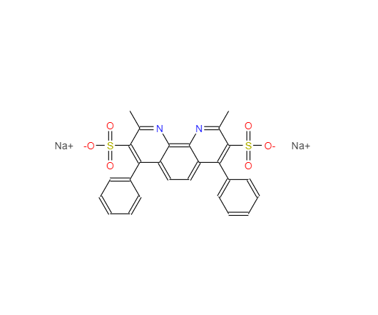 CAS： 52698-84-7，中文名稱： 浴酮靈二磺酸二鈉鹽單水合物 英文名稱：Bathocuproinedisulfonic acid disodiuM salt 