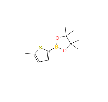 CAS： 476004-80-5，中文名稱： 5-甲基噻吩-2-硼酸頻哪醇酯 英文名稱：5-Methylthiophene-2-boronic acid pinacol ester 