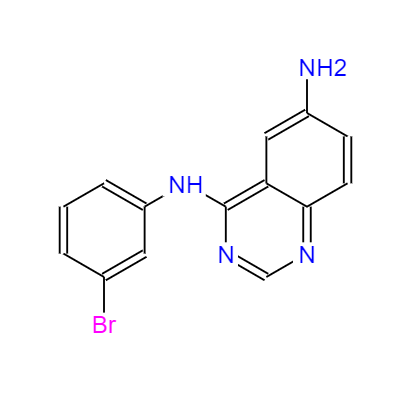 CAS：169205-78-1，中文名稱：N4-(3-溴苯基)喹唑啉-4,6-二胺 ，英文名稱：N4-(3-Bromophenyl)quinazoline-4,6-diamine 