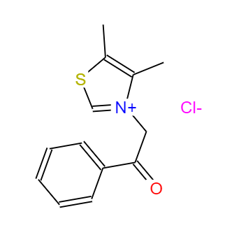 CAS：341028-37-3，中文名稱：4,5-二甲基-3-(2-氧代-2-苯基乙基)噻唑氯化物 ，英文名稱：Alagebriumchloride 