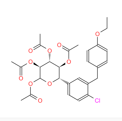 CAS：1018898-84-4，中文名稱：(3S,4R,5S,6S)-6-(4-氯-3-(4-乙氧基芐基)苯基)四氫-2H-吡喃-2,3,4