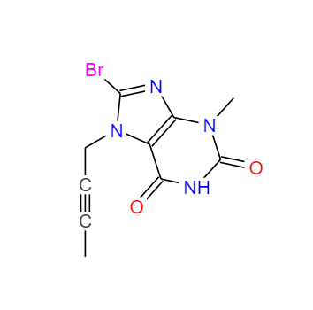 CAS：666816-98-4，8-溴-7-(2-丁炔基)-3-甲基黃嘌呤 