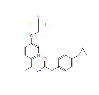CAS：953778-63-7，2(4-環丙基苯基)-N[(1R)- 1 -[5 -(2,2,2-三氟乙氧基)吡啶-2-基]乙基]乙酰胺