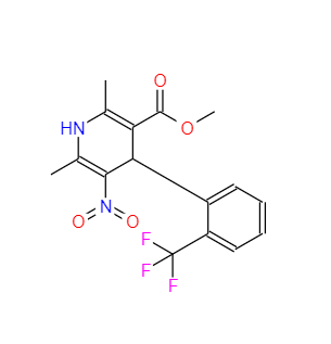 CAS：71145-03-4，1,4-二氫-2,6-二甲基-5-硝基-4-(2-[三氟甲基]苯基)吡啶-3-羧酸甲酯 