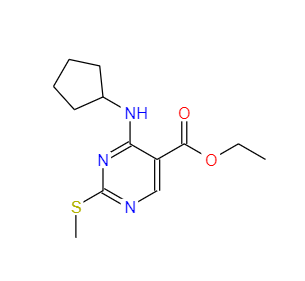 CAS：211245-62-4，4-環戊基氨基-2-甲硫基嘧啶-5-羧酸乙酯