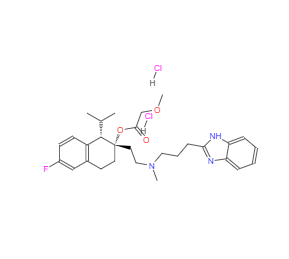 CAS：116666-63-8，米貝拉地爾 