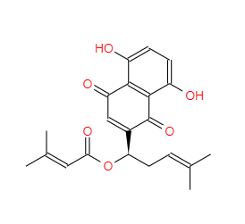 CAS：24502-79-2，β,β-二甲基丙烯酰紫草素