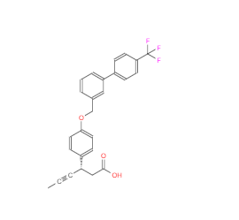 CAS：865231-46-5，(BETAS)-BETA-1-丙炔-1-基-4-[[4'-(三氟甲基)[1,1'-聯苯]-3-基]甲氧基]苯丙酸